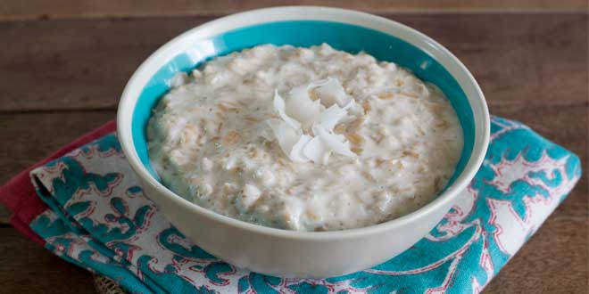 Porridge d&rsquo;Avoine au Lait de Coco et Miel