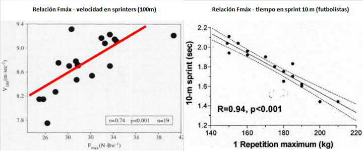 Force maximale et vitesse