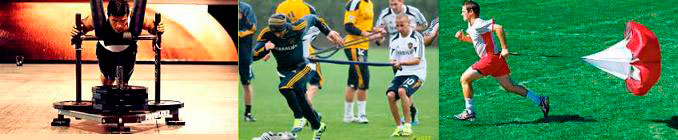 Sprints courts entraînement de force au football