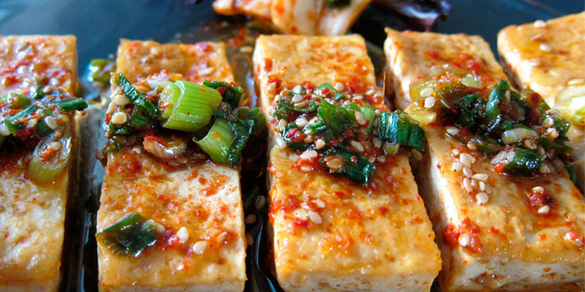 Tofu avec sauce barbecue