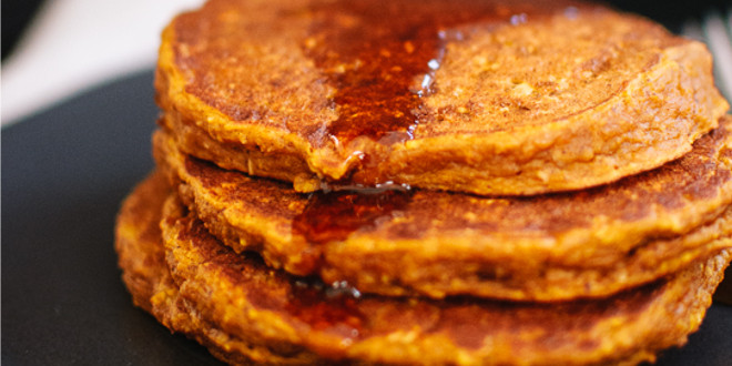 Pancakes d&rsquo;Avoine et Patate Douce