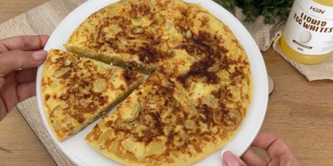 Tortilla de pommes de terre fitness faible en graisses