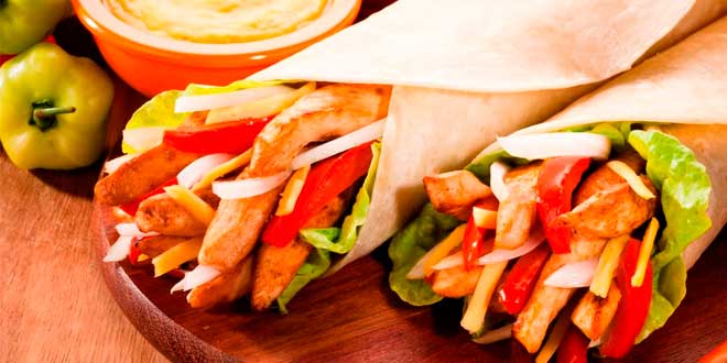Fajitas au poulet