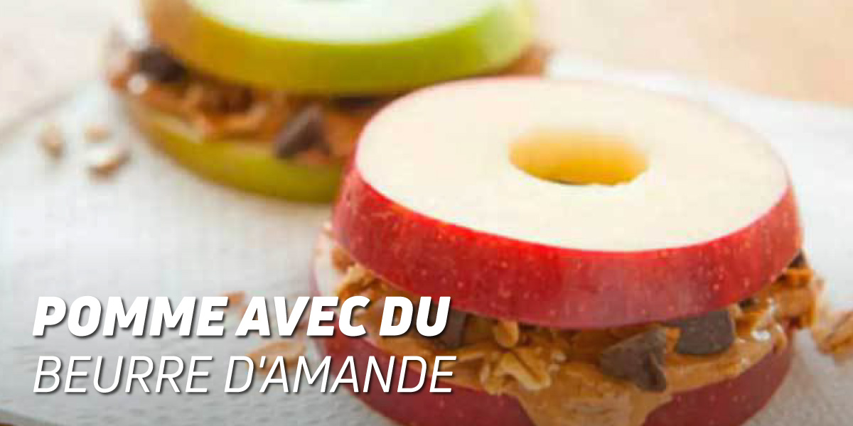 Pomme au Beurre d&rsquo;Amande et Crumps de Chocolat