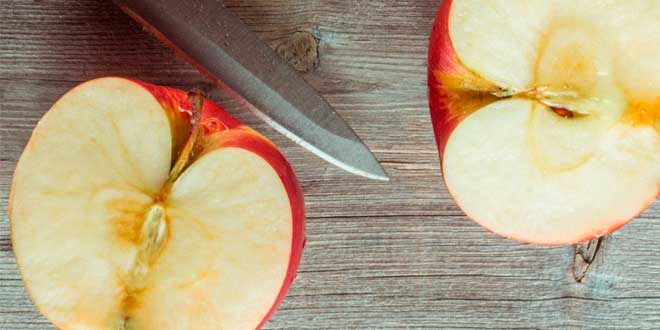 Oxydation sur une pomme Oxydation sur une pomme