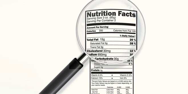 Étiquettes Nutritionnelles