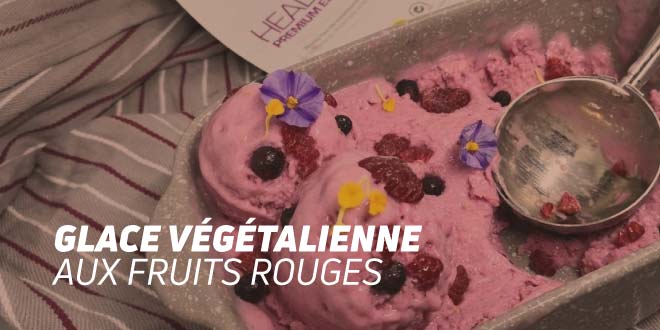 Glace végétalienne