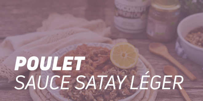 Poulet à la sauce Satay