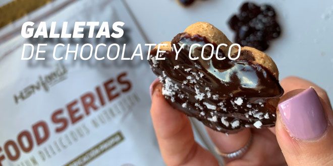 Biscuits sains au chocolat et à la noix de coco