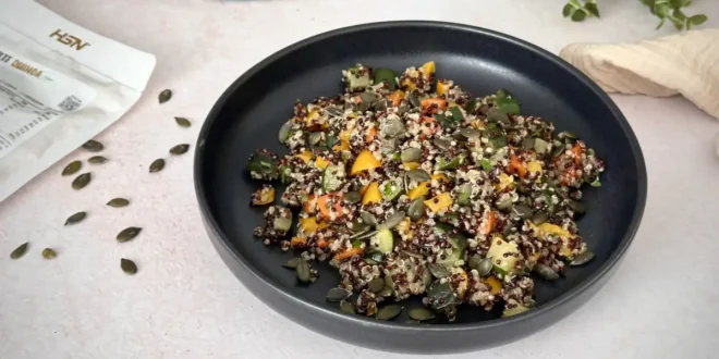 Salade de quinoa tricolore sans gluten