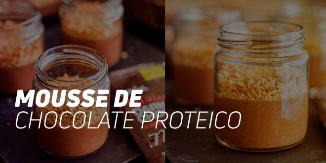 Mousse protéinée au chocolat