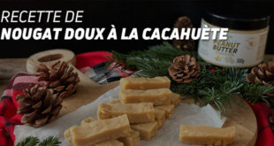 Nougat doux à la cacahuète