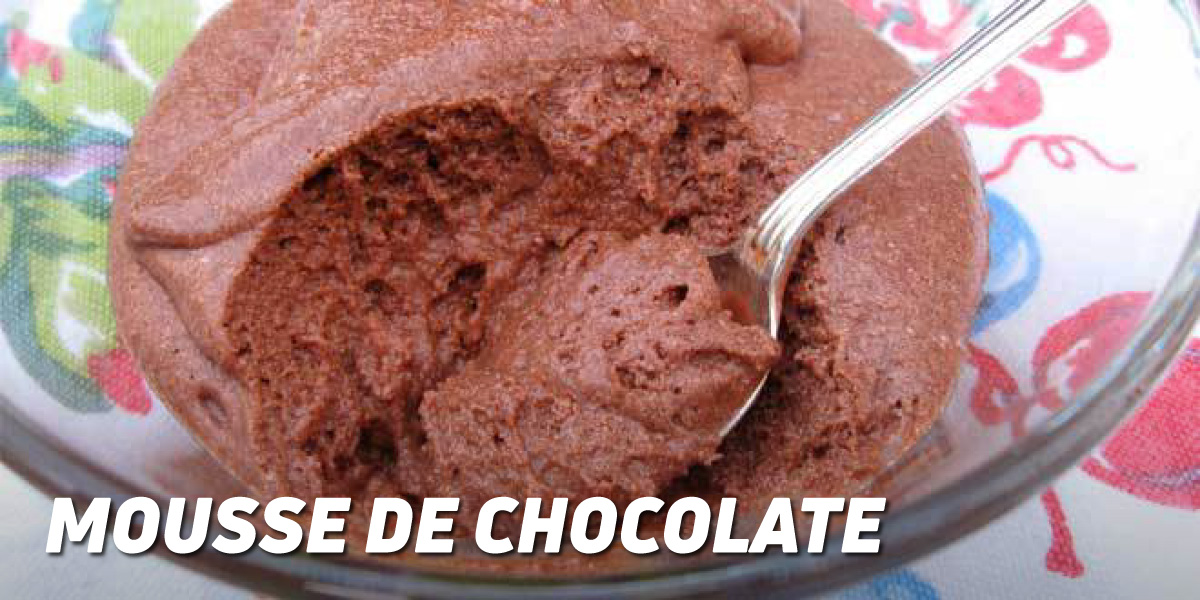 Mousse au chocolat fitness avec protéine Whey