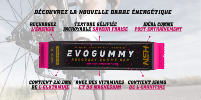 Evogummy, ton allié intra et post-compétition en cyclisme Evogummy, ton allié intra et post-compétition en cyclisme