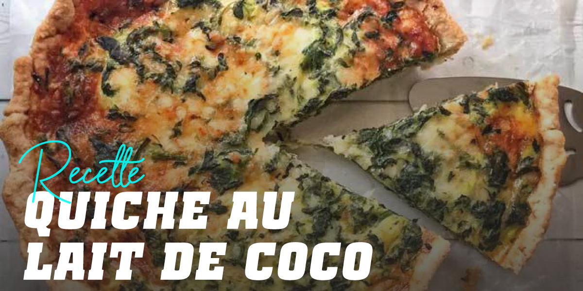 Quiche au Lait de Coco et Légumes