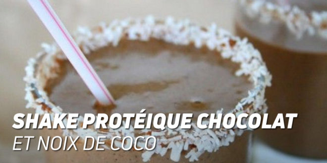 Shake Protéiné Chocolat et Noix de Coco