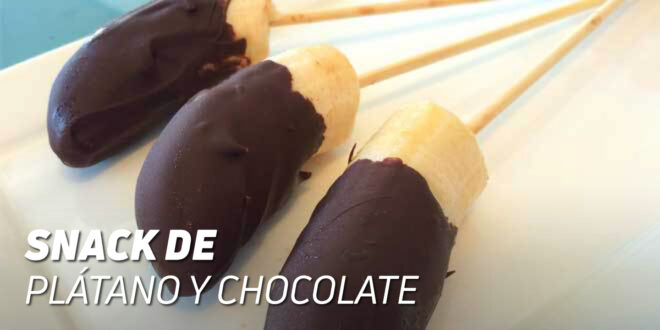 Snack de Banane et Chocolat Snack de Banane et Chocolat