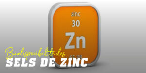 Sels de zinc selon leur biodisponibilité