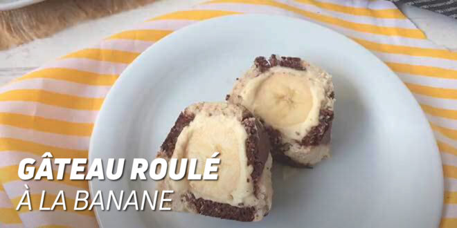 Gâteau Roulé à la Banane Gâteau Roulé à la Banane