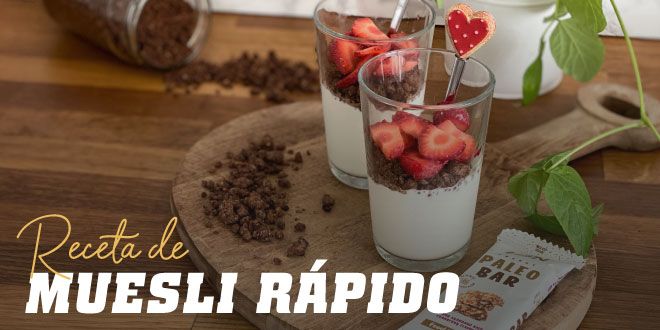 Muesli rapide avec avoine et chocolat