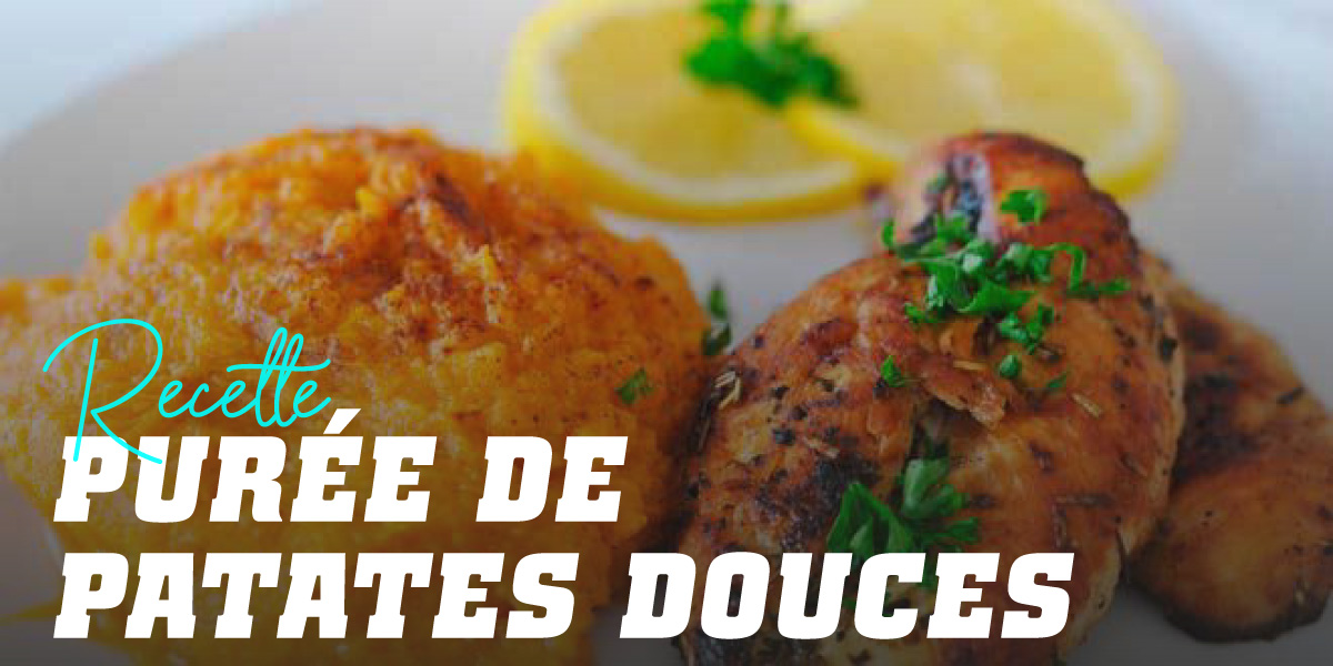Purée de Patate Douce et Blanc de Poulet