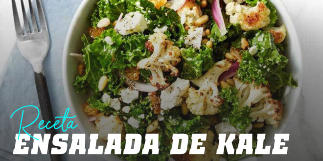 Salade de kale avec chou-fleur et pignons Salade de kale avec chou-fleur et pignons