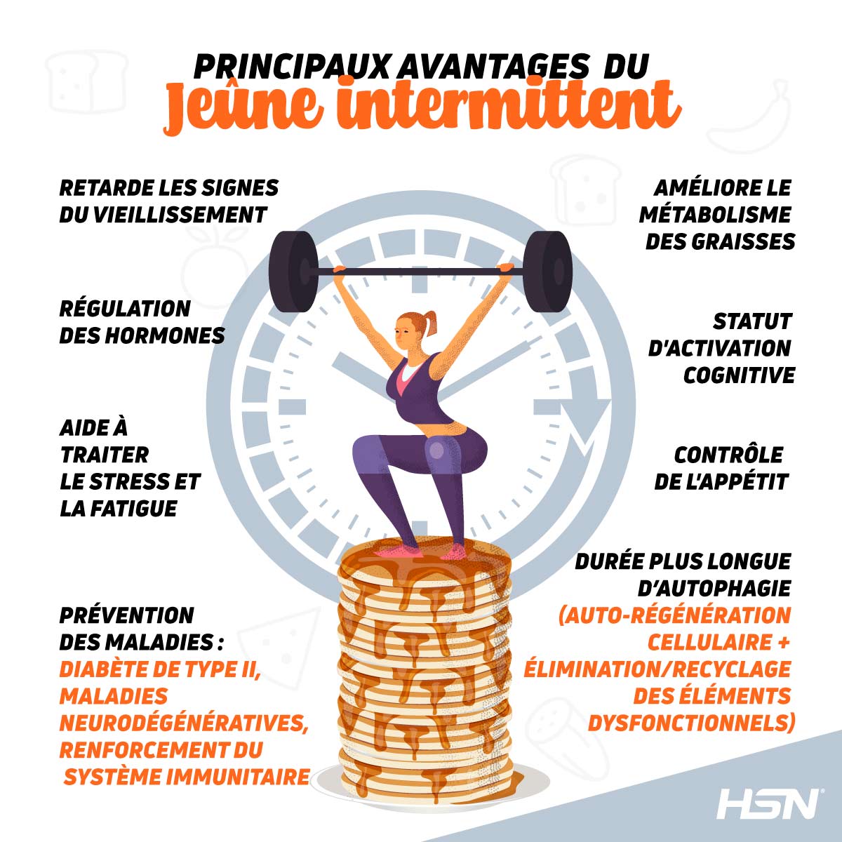 Avantages pour la santé du Jeûne Intermittent