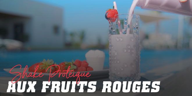 Smoothie Protéiné Fraise et Framboise