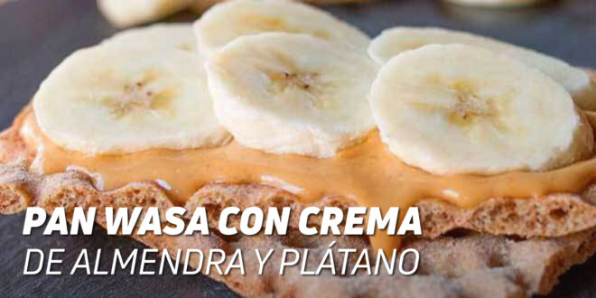 Pain Wasa avec Crème d’Amande et Banane Pain Wasa avec Crème d’Amande et Banane