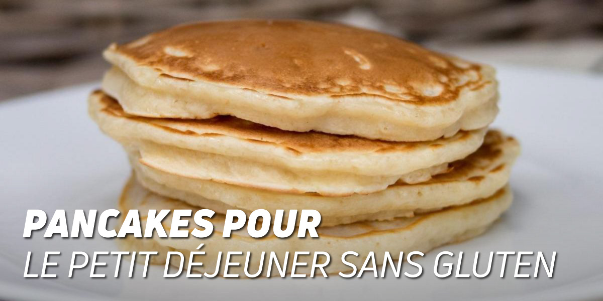 Pancakes pour le Petit-déjeuner Sans Gluten