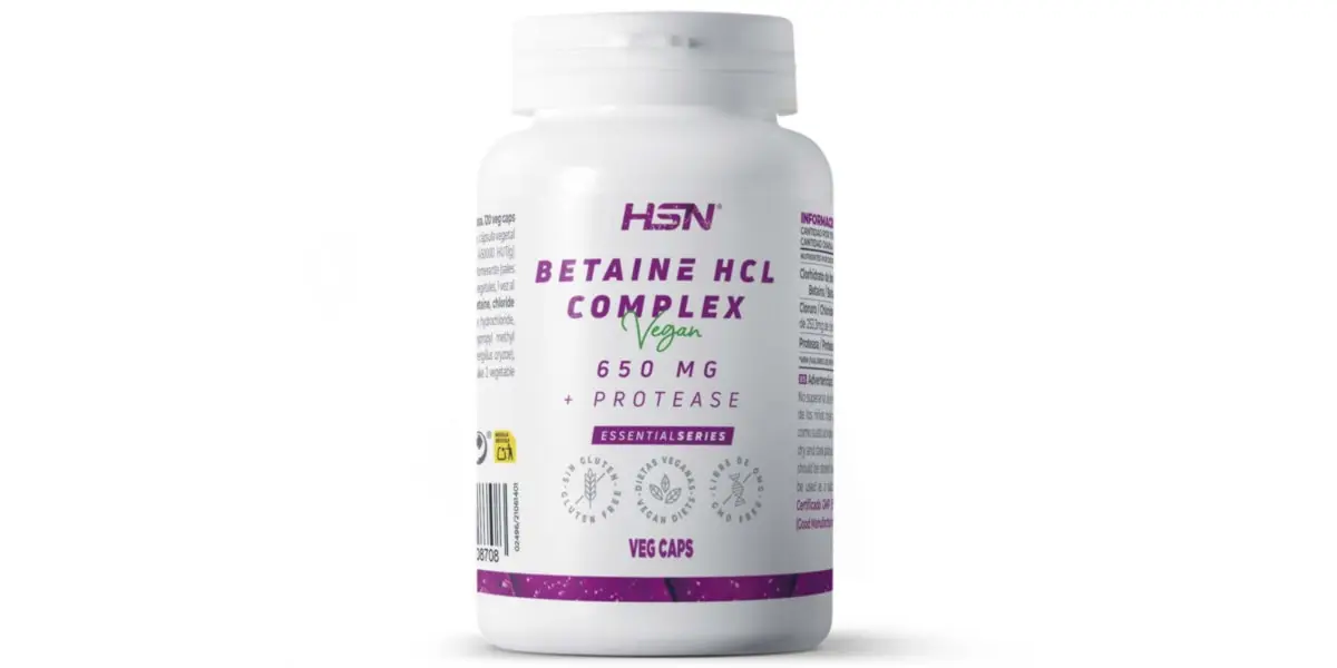 Betaine HCl Complex 650mg par EssentialSeries