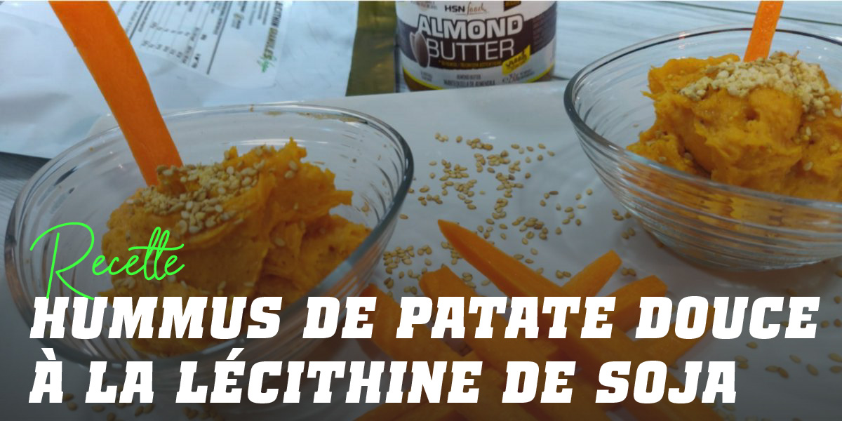 Houmous de Patate Douce à la Lécithine de Soja