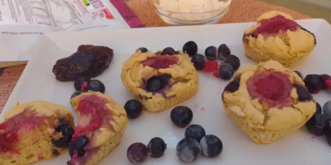 Muffins véganes avec protéine de soja Muffins véganes avec protéine de soja