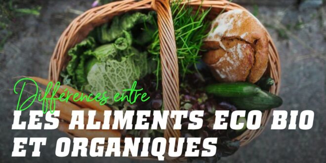 Aliments ECO, Bio et Organiques : y a-t-il des différences ? Aliments ECO, Bio et Organiques : y a-t-il des différences ?