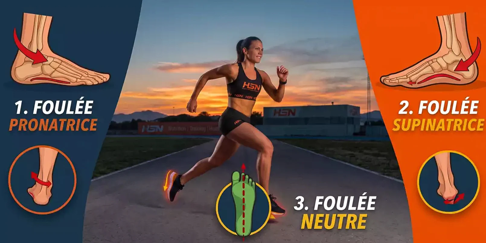Quels sont les différents types de foulée en course à pied ?