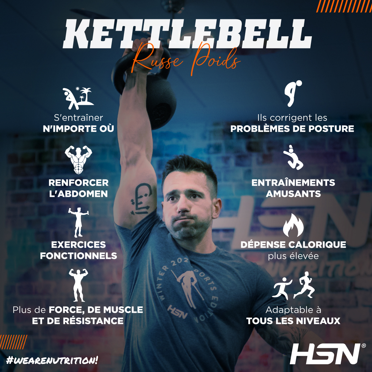 Lancez-vous et essayez l'entraînement kettlebell