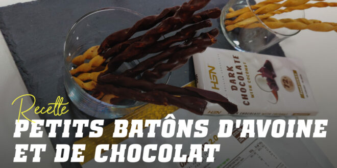 Bâtonnets d&rsquo;Avoine au Chocolat