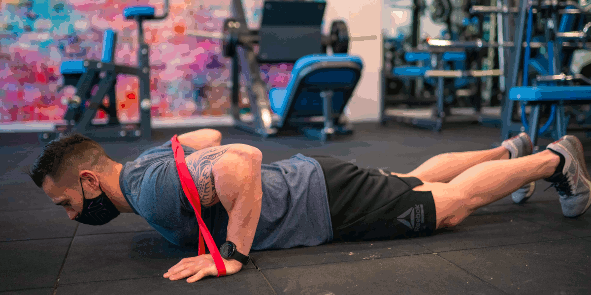 Band Push Ups Band Push Ups