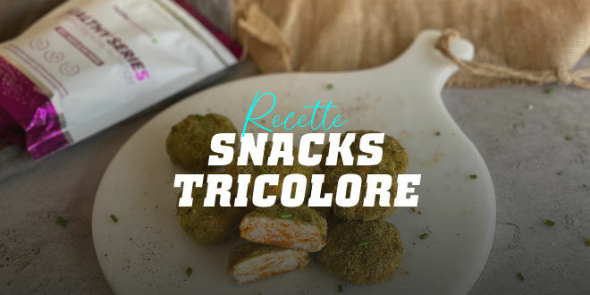 Snacks Tricolore à la Farine d&rsquo;Amande