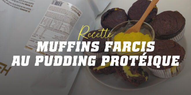 Muffins Fourrés au Pudding Protéiné