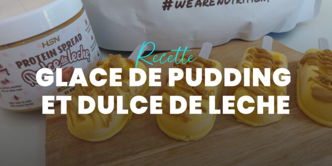 Glace au Pudding Protéiné Glace au Pudding Protéiné