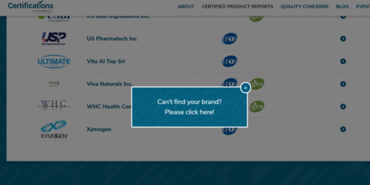 Certification par Nutrascore Certification par Nutrascore
