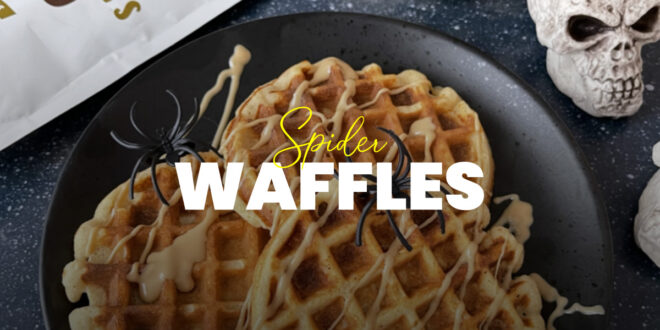 Spider Waffles: Gaufres pour Halloween Spider Waffles: Gaufres pour Halloween