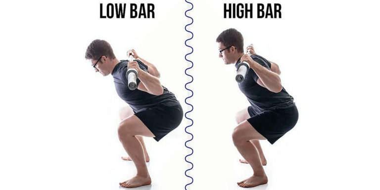 Low Bar VS High Bar Squats Low Bar VS High Bar Squats