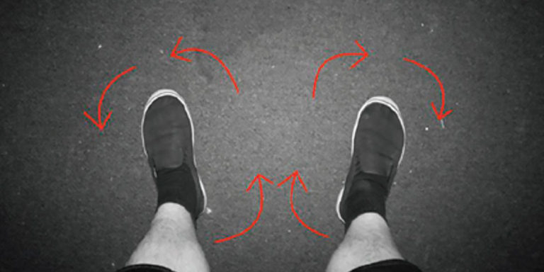 Mouvement du pied simulé Mouvement du pied simulé