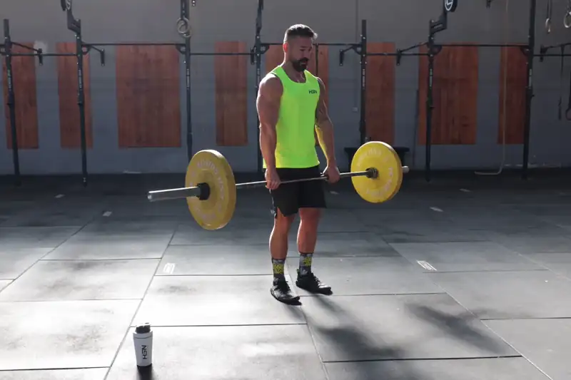 Soulevé de terre jambes tendues (SLDL)