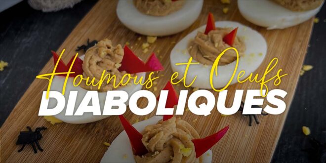 Œufs démoniaques avec de l’houmous Œufs démoniaques avec de l’houmous