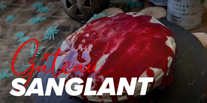 Gâteau sanglant d’Halloween Gâteau sanglant d’Halloween
