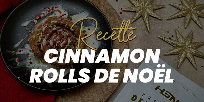 Cinnamon Rolls Fit de Noël
