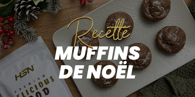 Muffins de Noël avec 4 Ingrédients